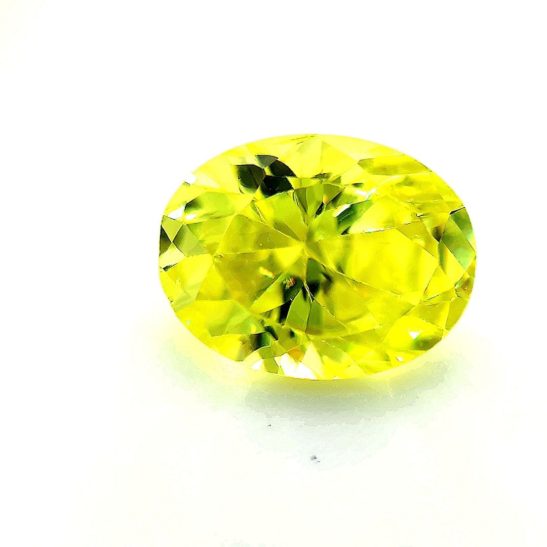 Oval Lime CZ