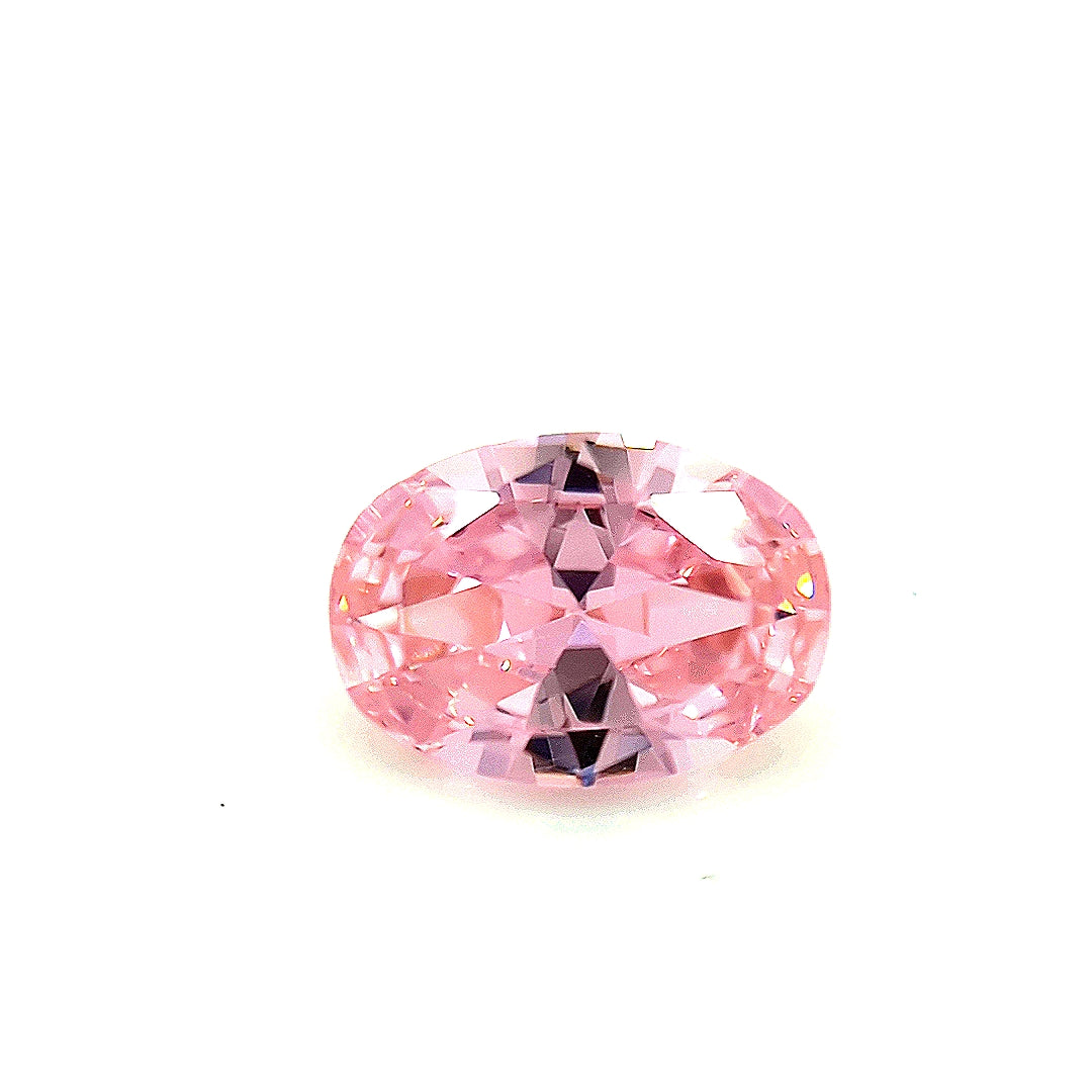 Oval Pink CZ