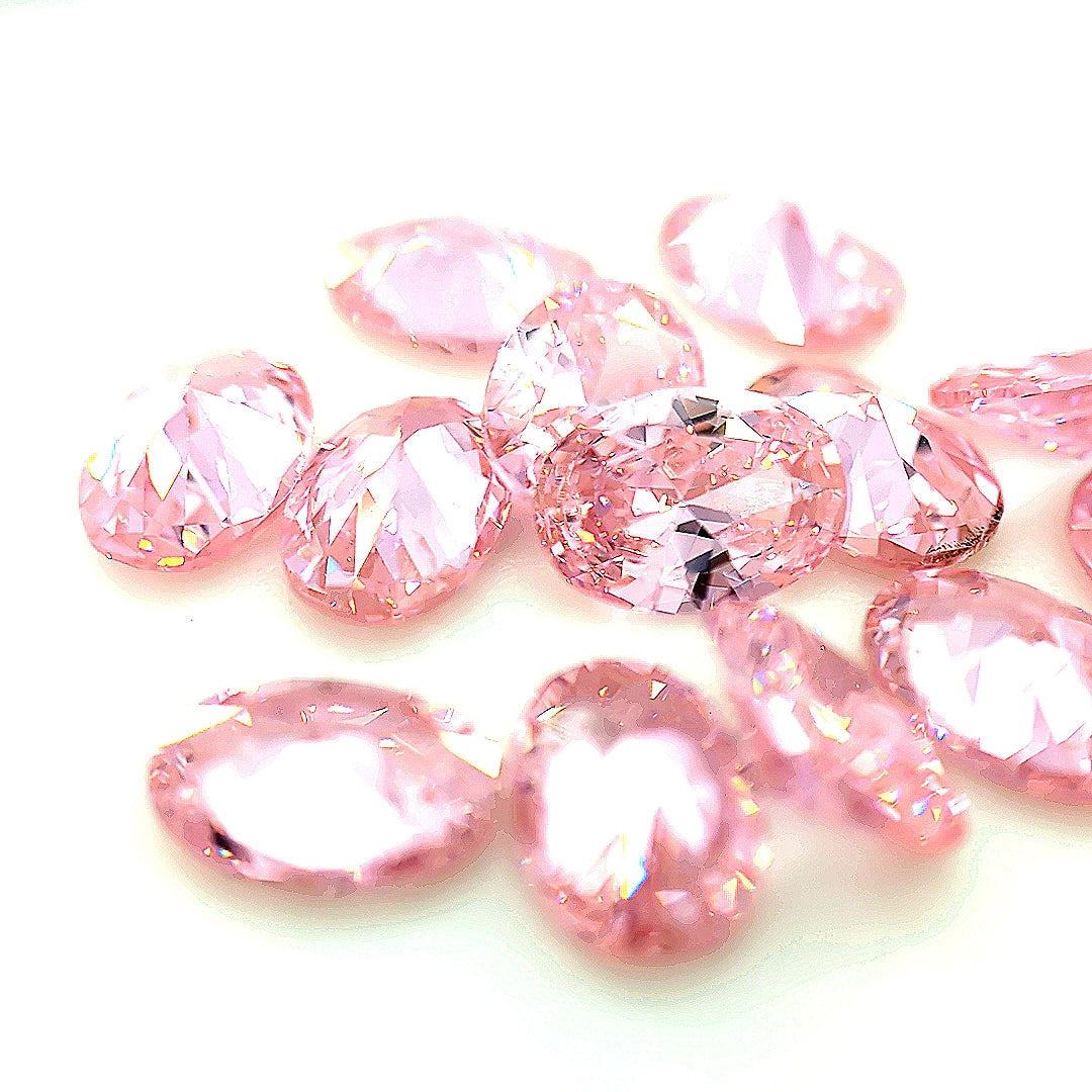 Oval Pink CZ