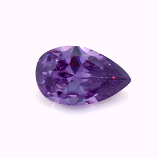 Pear Amethyst CZ