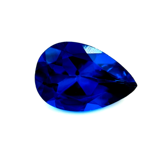 Pear Synthetic Blue Spinel