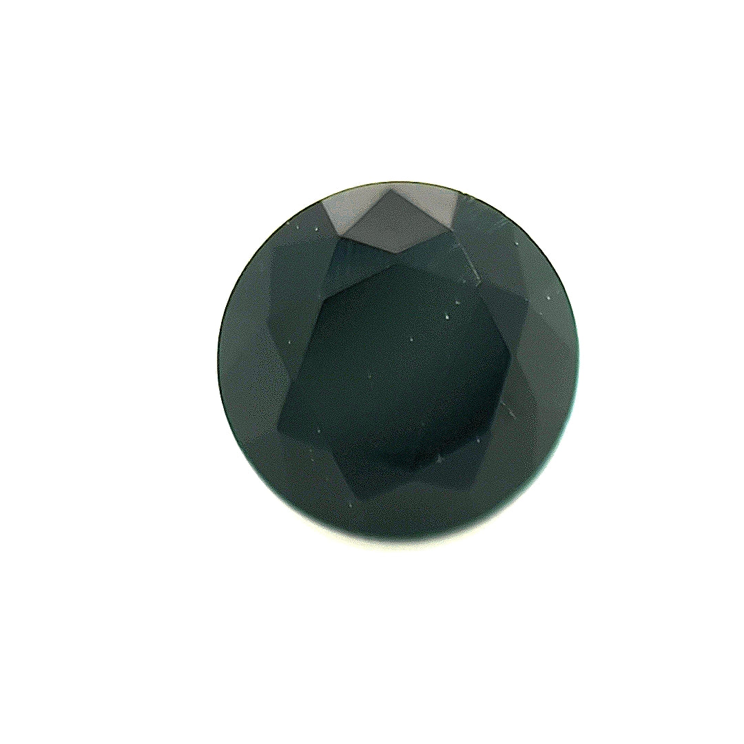 Round Black Glass