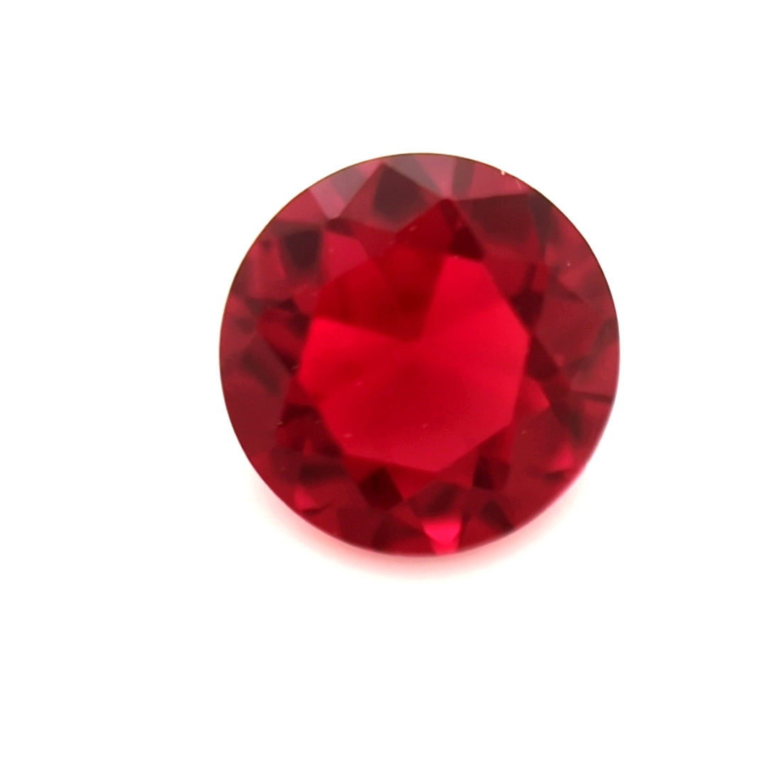 Round Garnet Glass