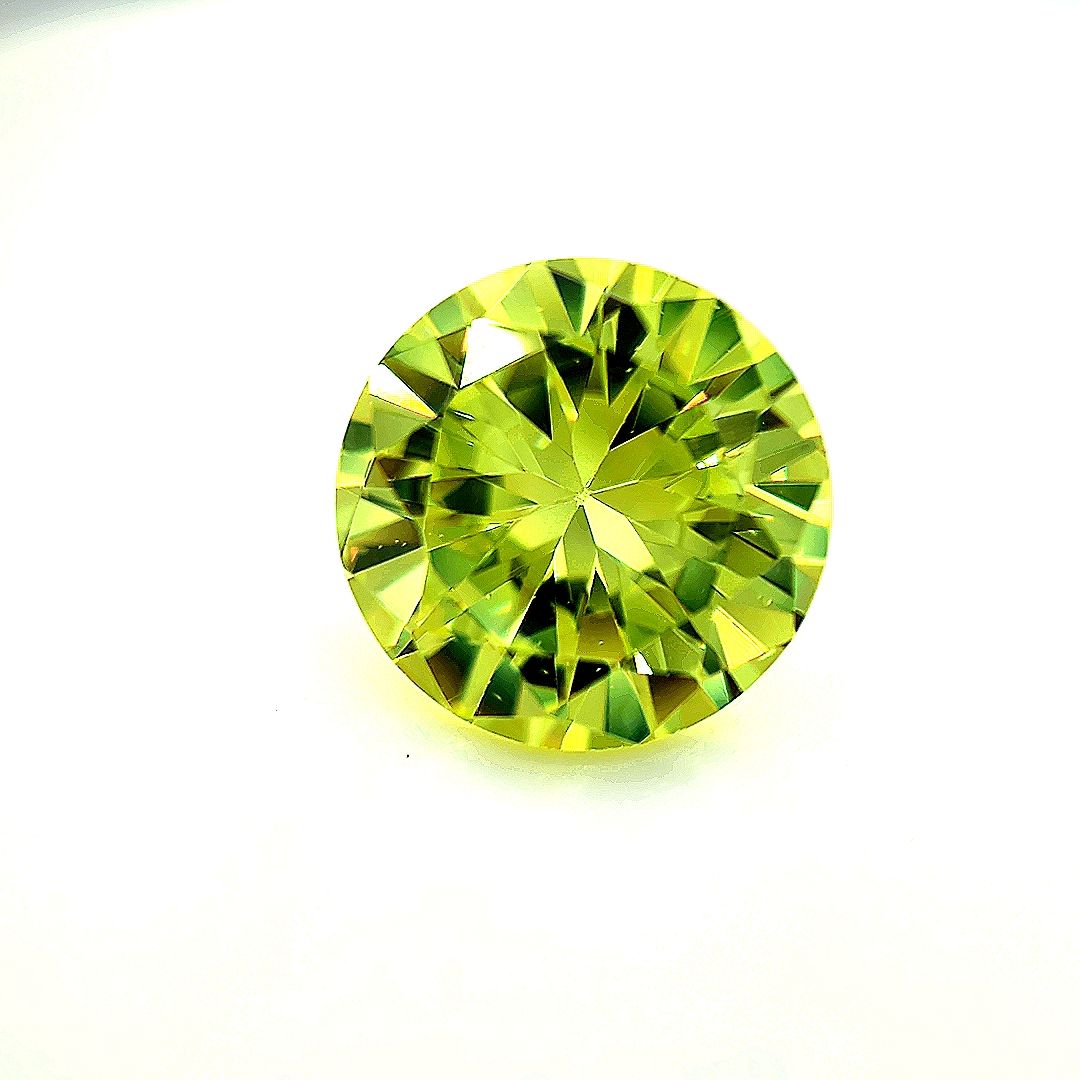 Round Lime CZ