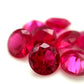 Round Synthetic Red Ruby Corundum