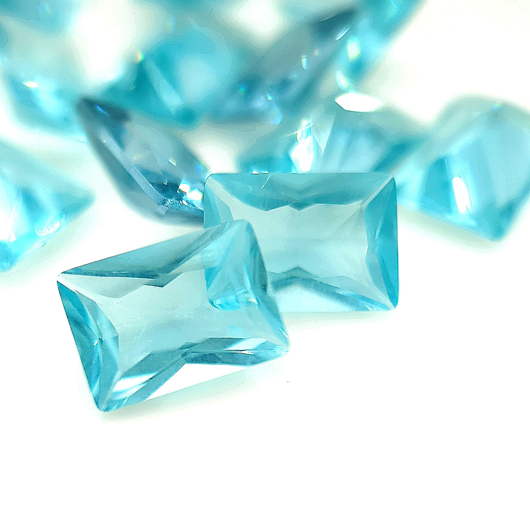 Rectangle Aquamarine Glass