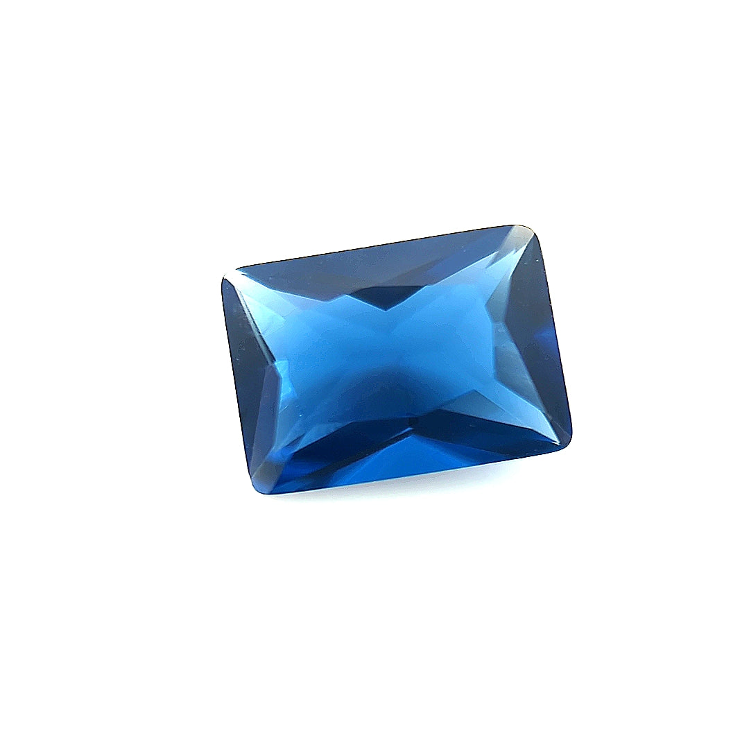 Rectangle Blue Glass