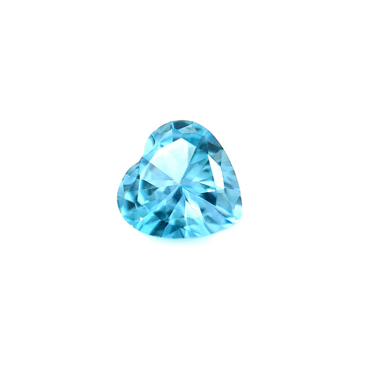 Heart Synthetic Aquamarine Spinel