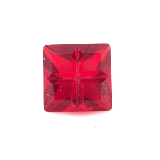 Invisible Square Red Glass