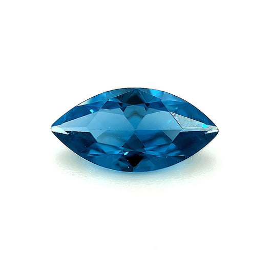Marquise Synthetic Blue Zircon Spinel