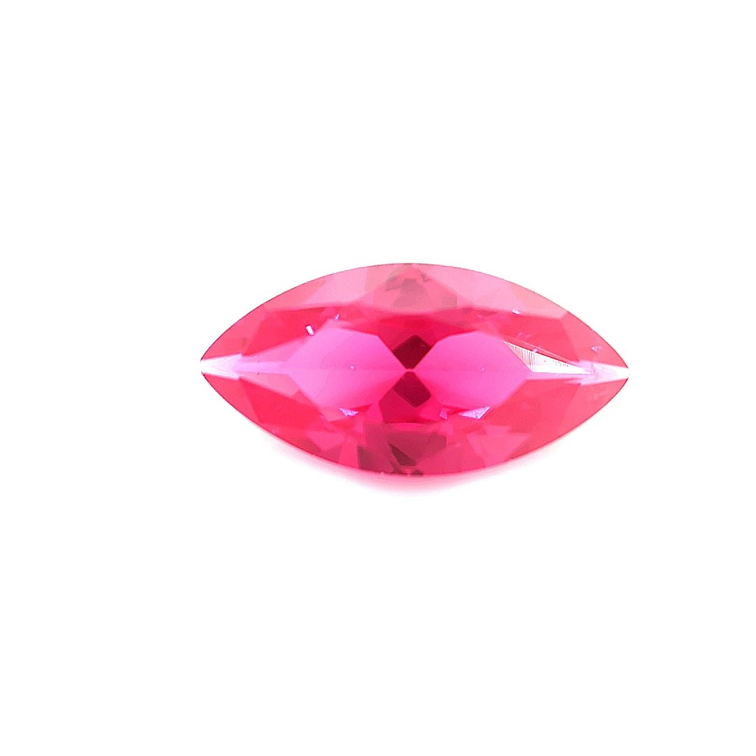 Marquise Synthetic Red Ruby Corundum