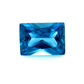 Rectangle Synthetic Blue Zircon Spinel