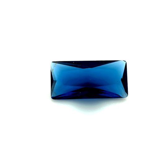 Straight Baguette Blue Glass