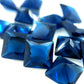 Square Blue Glass