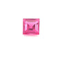 Square Synthetic Pink Sapphire Corundum