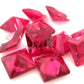 Square Synthetic Red Ruby Corundum