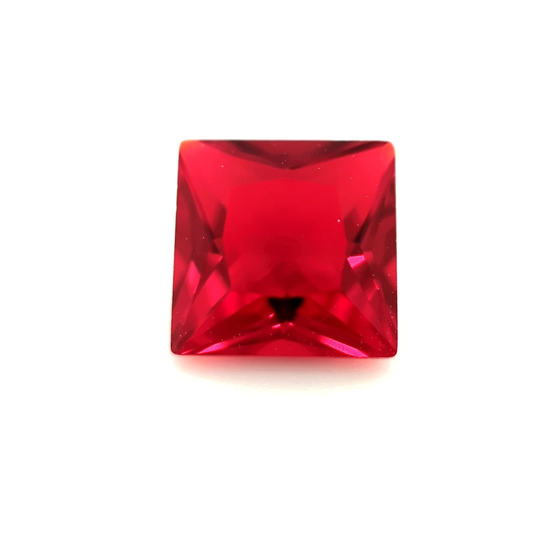 Square Red Glass