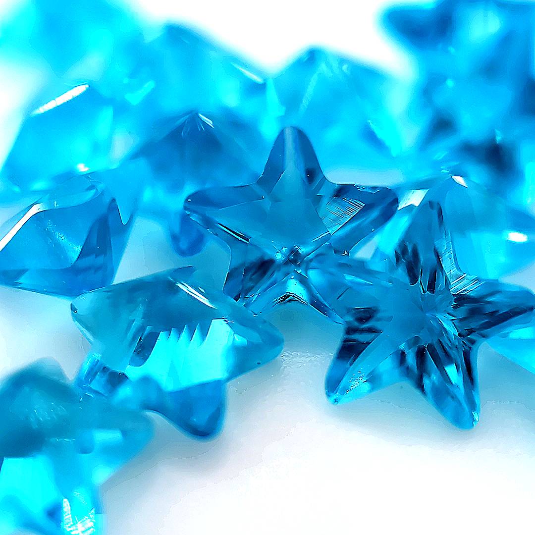 Star Blue Zircon Glass