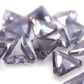 Triangle with Cut Corners Synthetic Alexandrite (Color Change Sapphire) Corundum (Cool light)