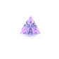 Triangle with Points Lavender CZ