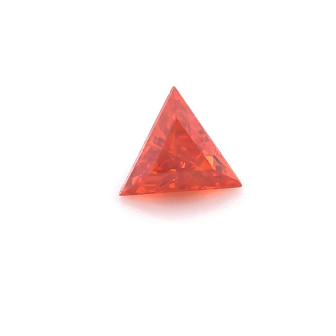 Triangle with Points Orange CZ
