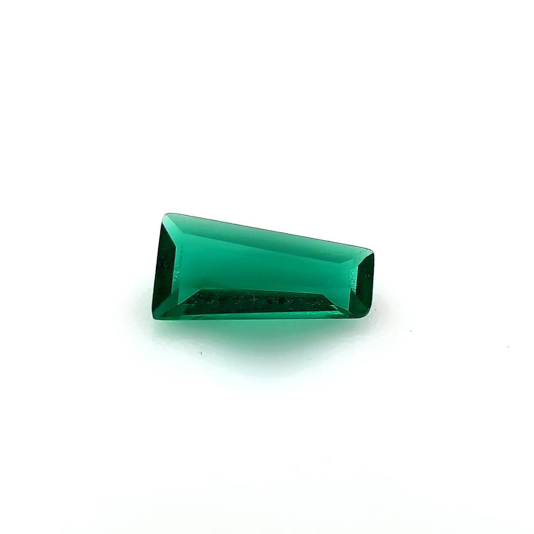 Tapered Baguette Green Glass
