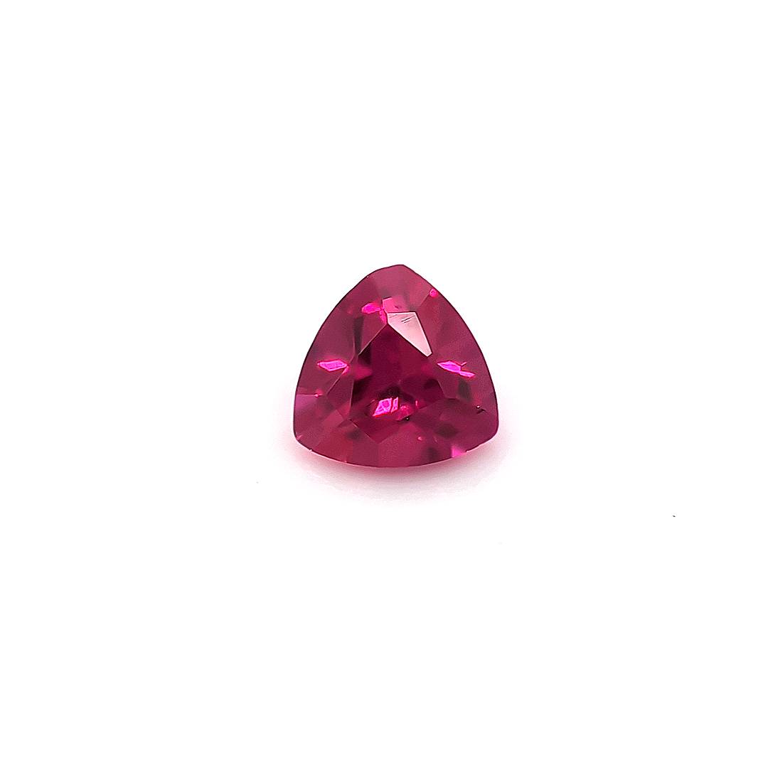 Trillion Synthetic Red Ruby Corundum