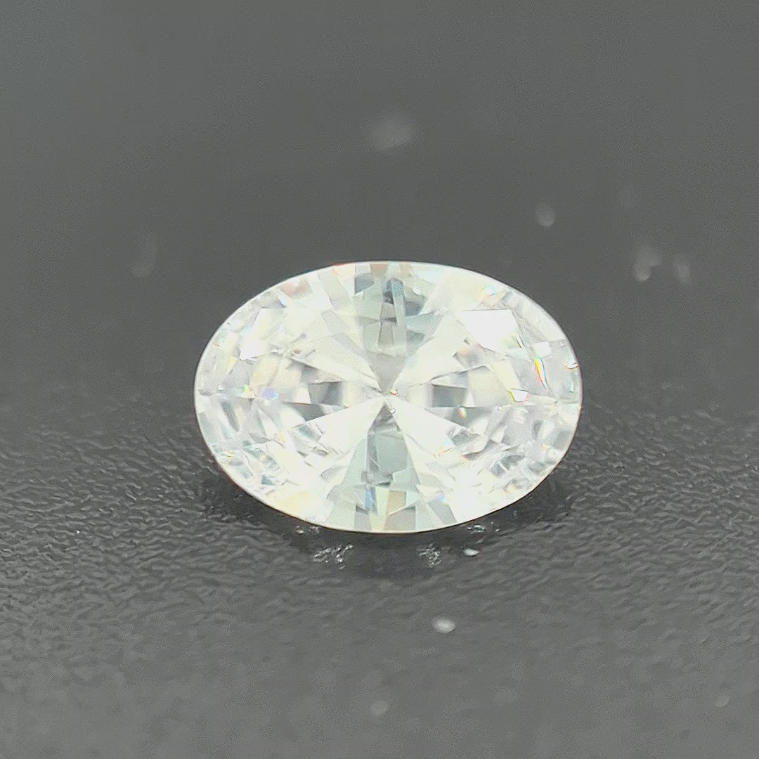 Oval White CZ – CZ Elephant LLC