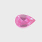 Pear Synthetic Pink Sapphire Corundum