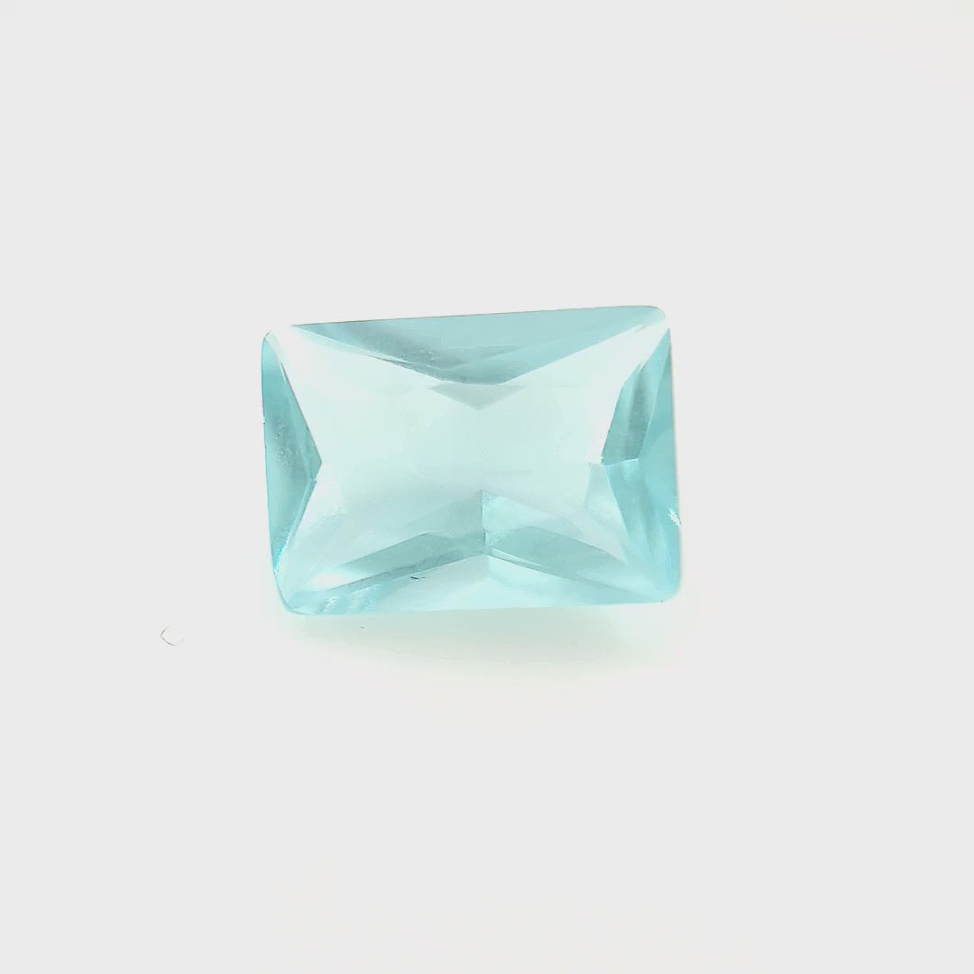 Rectangle Aquamarine Glass