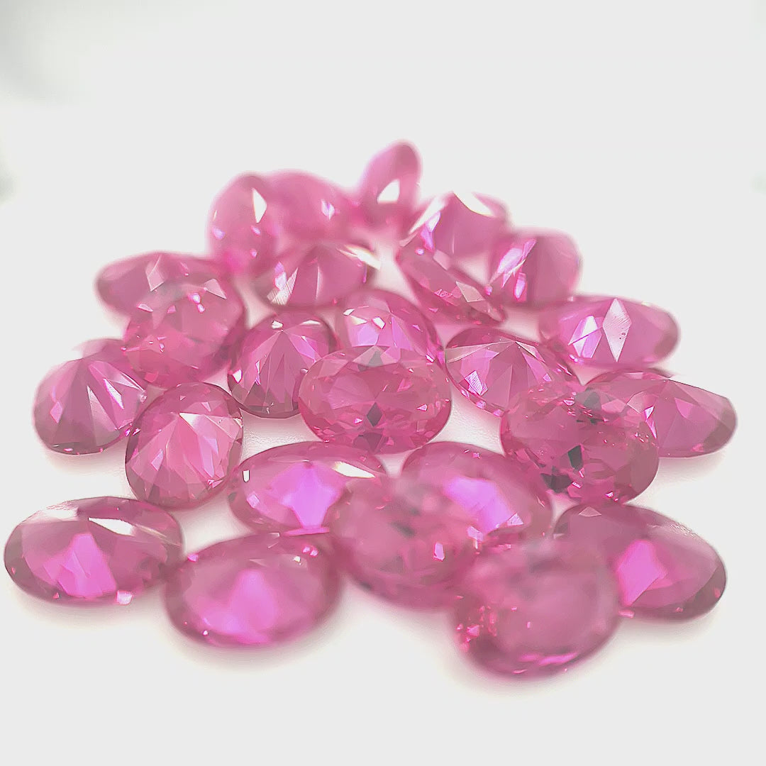 Oval Synthetic Red Ruby Corundum – CZ Elephant LLC