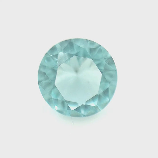 Round Aquamarine Glass