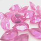 Pear Synthetic Pink Sapphire Corundum
