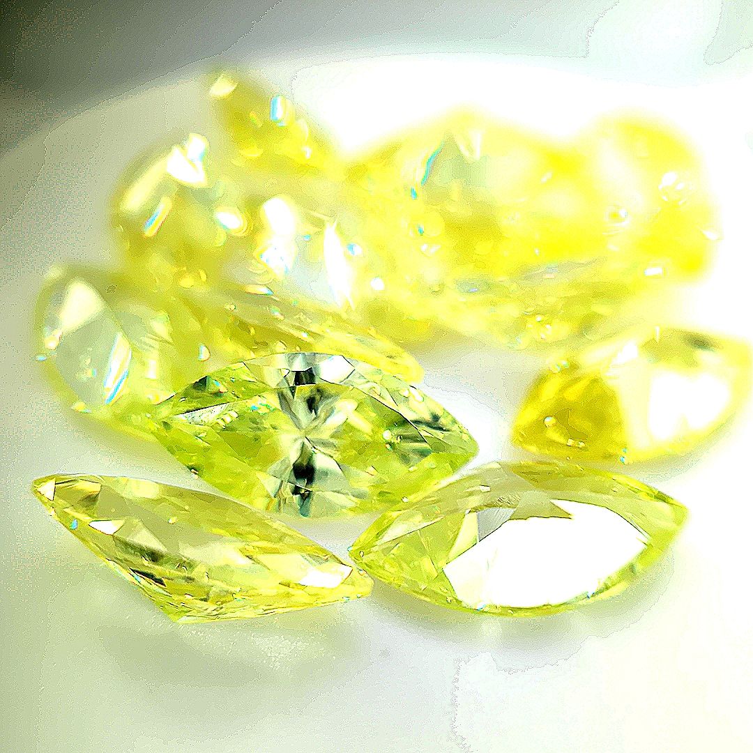 Marquise Lime CZ