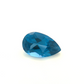 Pear Synthetic Blue Zircon Spinel