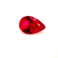 Pear Synthetic Red Ruby Corundum
