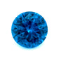 Round Synthetic Blue Zircon Spinel