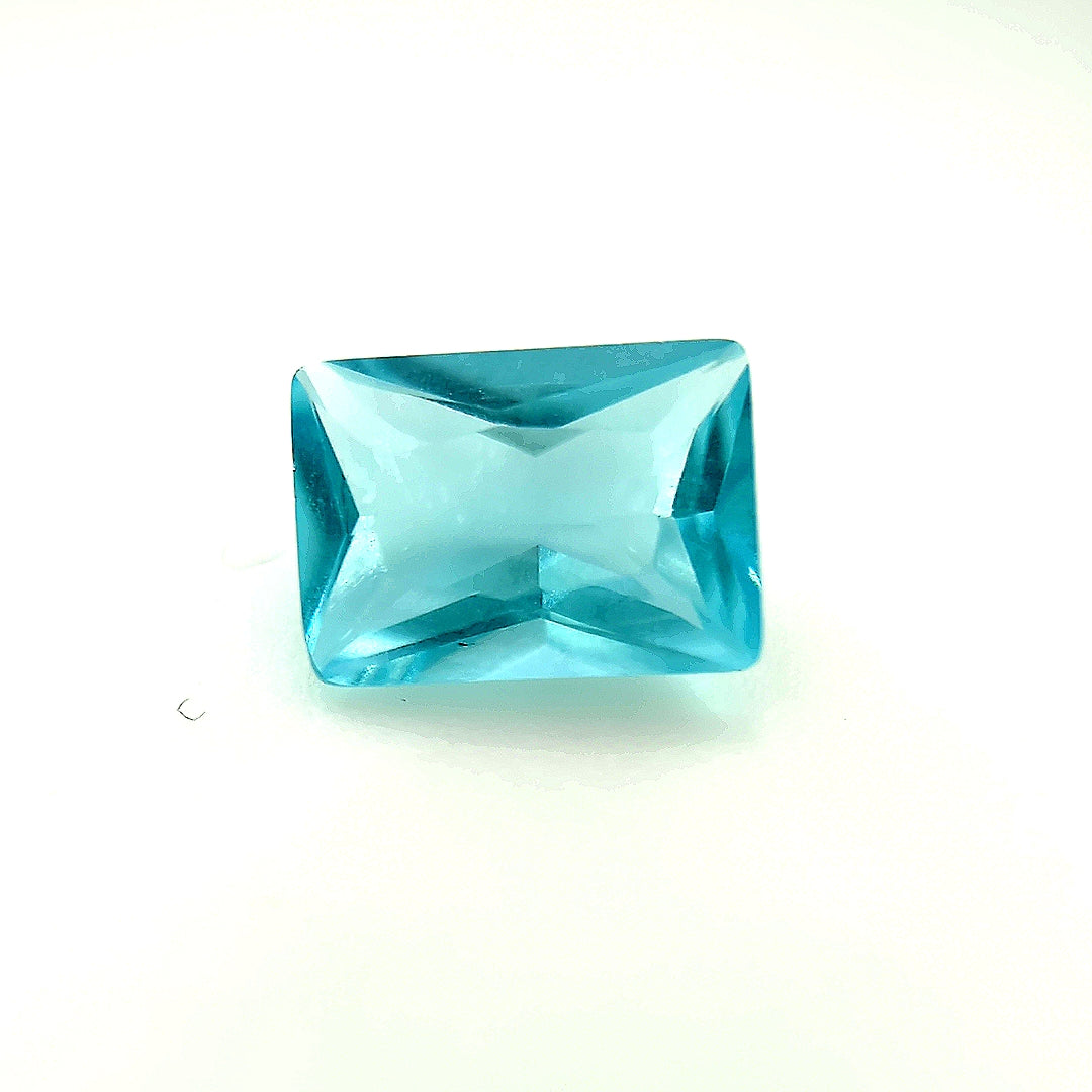 Rectangle Aquamarine Glass